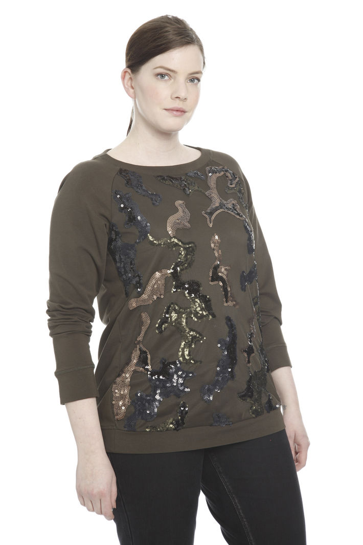 Felpa con paillettes Diffusione Tessile Felpa con paillettes Diffusione Tessile