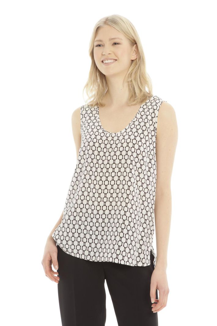 Canotta in crepe de chine Diffusione Tessile Canotta in crepe de chine Diffusione Tessile