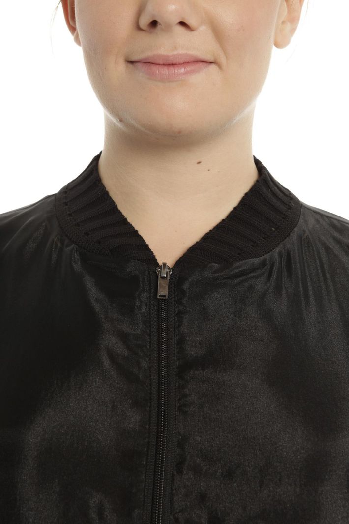 Bomber in organza con ricamo Diffusione Tessile Bomber in organza con ricamo Diffusione Tessile