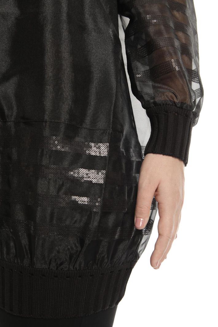 Bomber in organza con ricamo Diffusione Tessile Bomber in organza con ricamo Diffusione Tessile