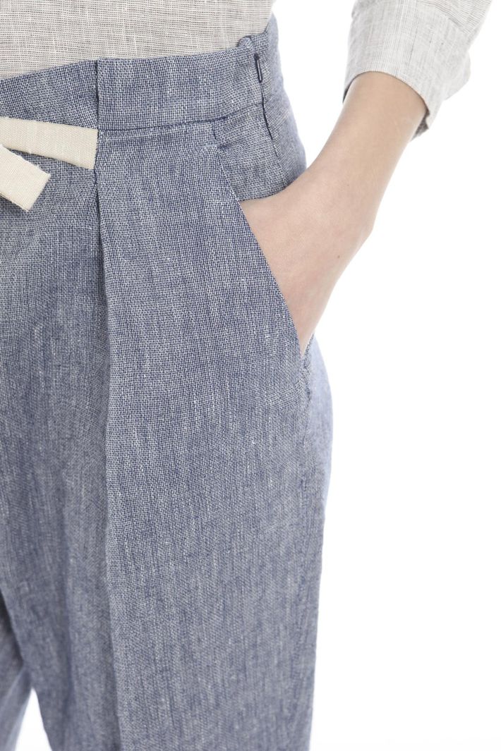Pantalone in cotone misto lino Diffusione Tessile Pantalone in cotone misto lino Diffusione Tessile