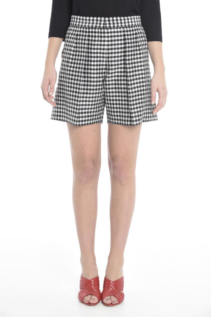 Shorts in tela di ramiè e seta Diffusione Tessile Shorts in tela di ramiè e seta Diffusione Tessile