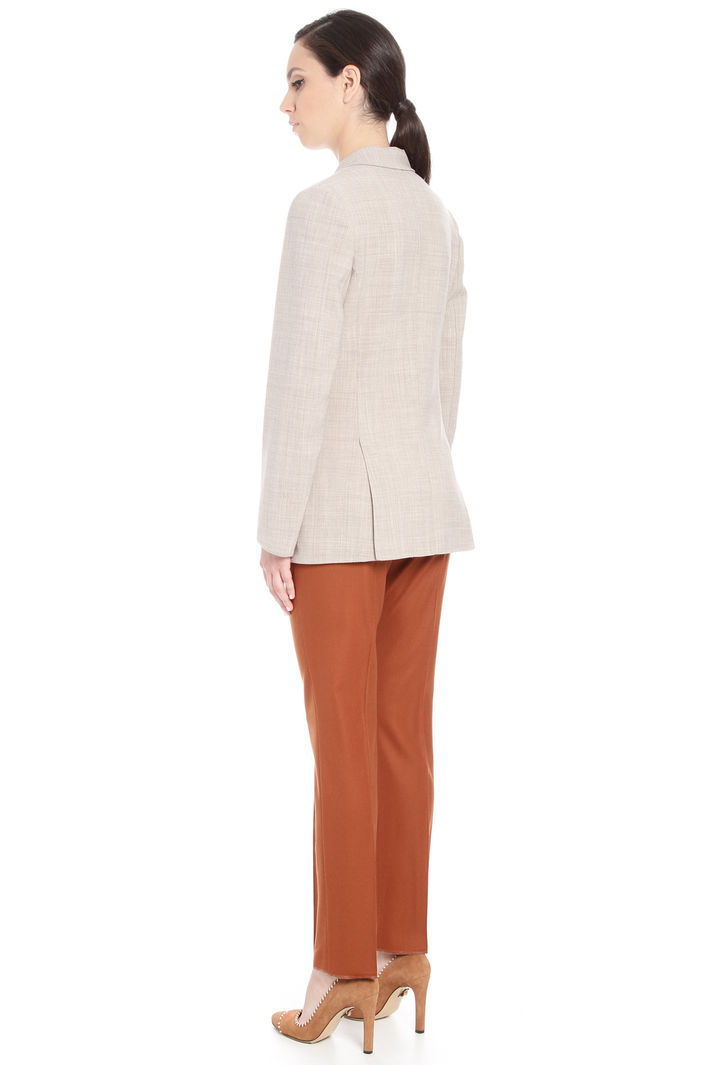 Blazer in tela tinto filo Diffusione Tessile Blazer in tela tinto filo Diffusione Tessile