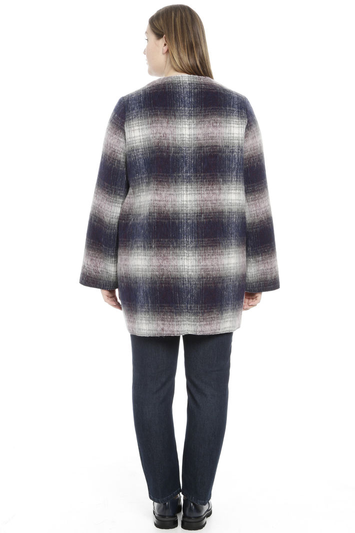 Cappotto in check sfumato Diffusione Tessile Cappotto in check sfumato Diffusione Tessile