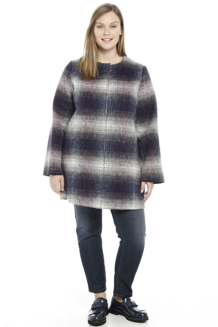 Cappotto in check sfumato Diffusione Tessile Cappotto in check sfumato Diffusione Tessile