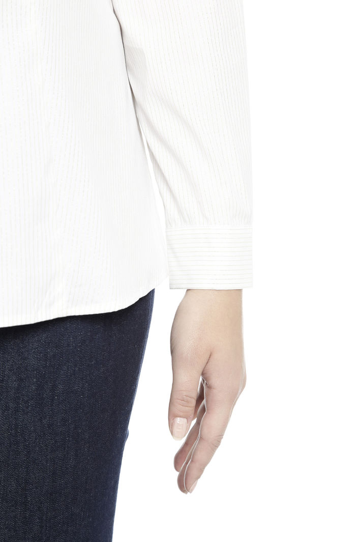 Camicia a motivo rigato lurex Diffusione Tessile Camicia a motivo rigato lurex Diffusione Tessile