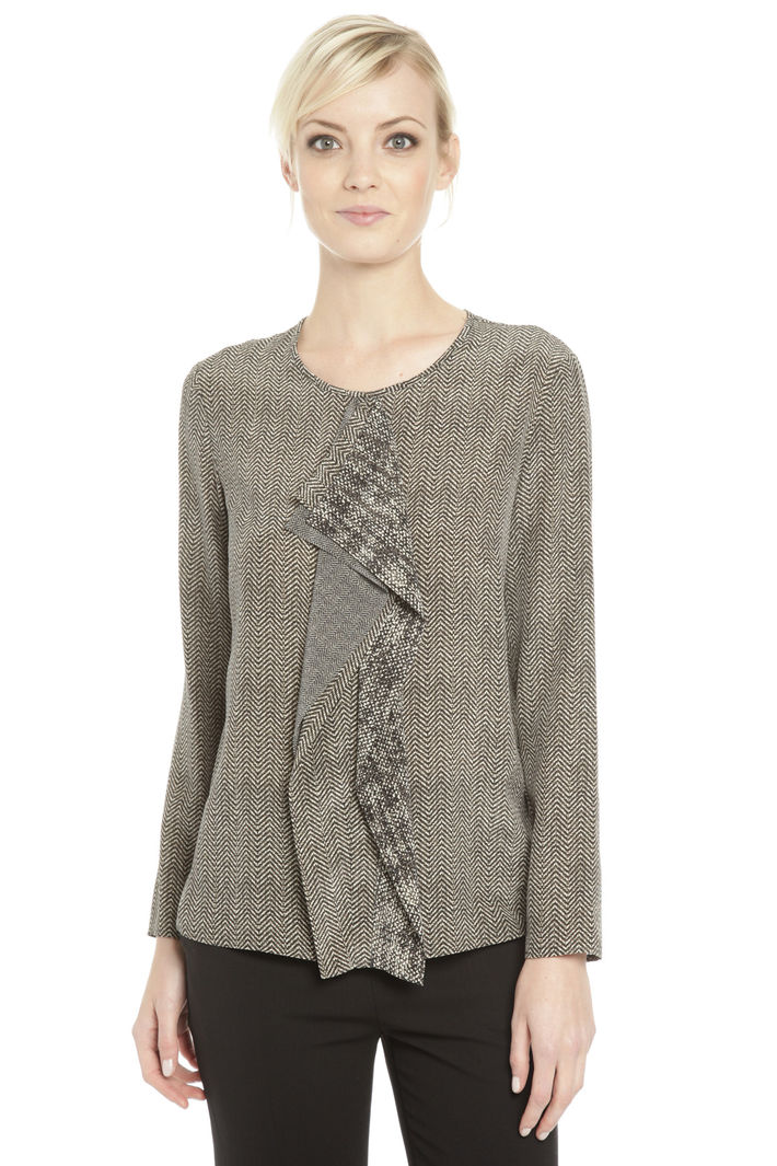 Blusa in crepe stampata Diffusione Tessile Blusa in crepe stampata Diffusione Tessile