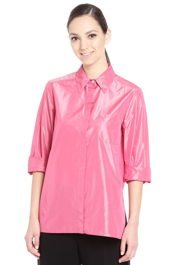 Camicia dritta in taffetas Diffusione Tessile Camicia dritta in taffetas Diffusione Tessile