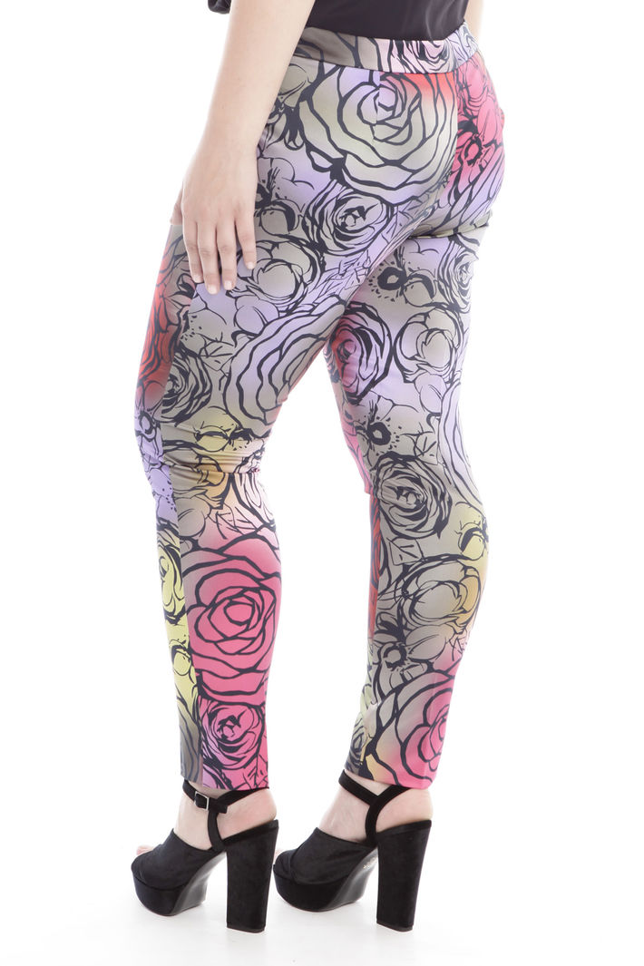 Pantalone in raso stampato Diffusione Tessile Pantalone in raso stampato Diffusione Tessile