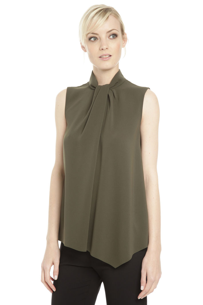 Top in cady di triacetato Diffusione Tessile Top in cady di triacetato Diffusione Tessile
