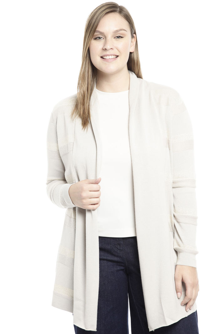 Cardigan a motivo rigato Diffusione Tessile Cardigan a motivo rigato Diffusione Tessile