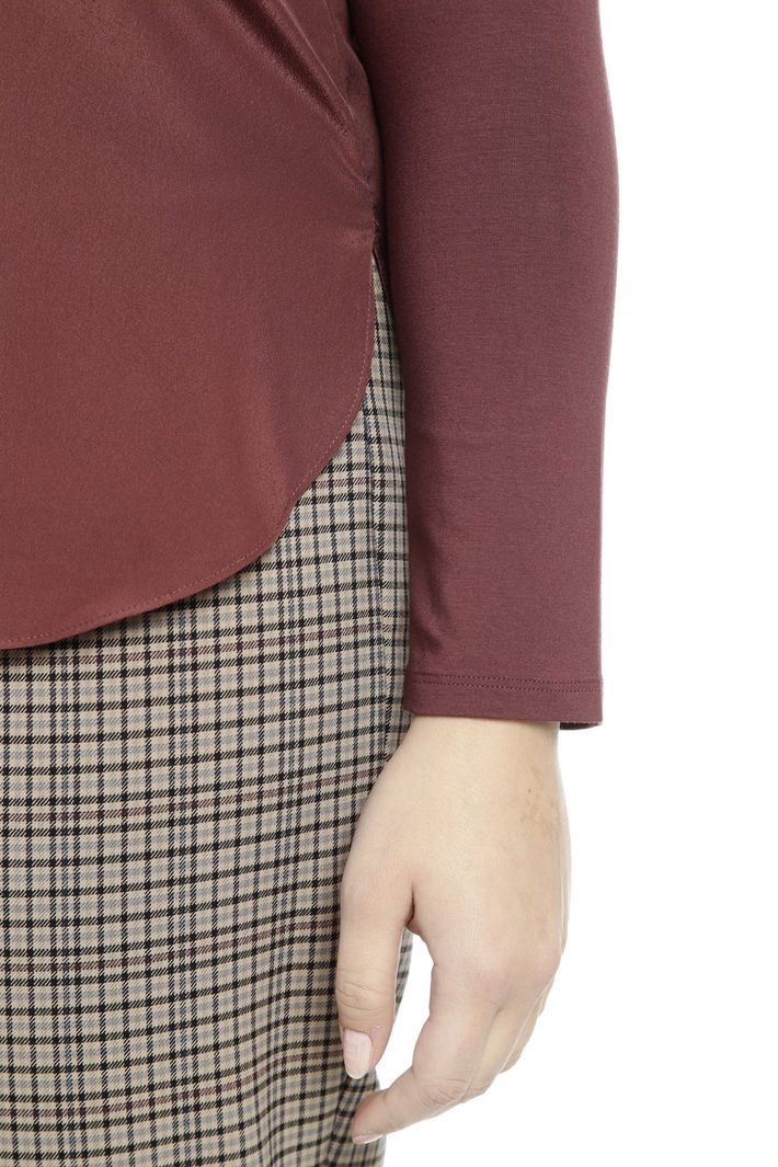 Blusa in jersey e crepe Diffusione Tessile Blusa in jersey e crepe Diffusione Tessile