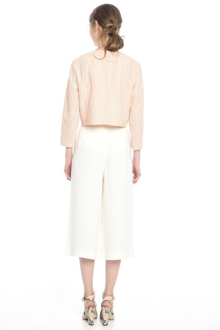 Giacca boxy in pizzo Diffusione Tessile Giacca boxy in pizzo Diffusione Tessile