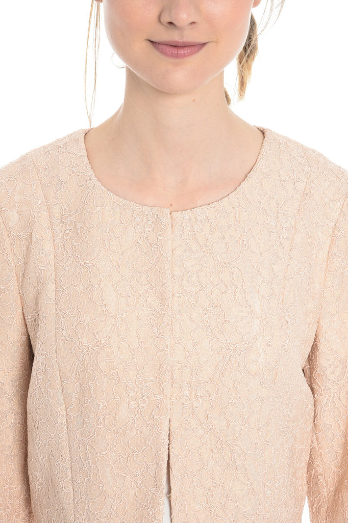 Giacca boxy in pizzo Diffusione Tessile Giacca boxy in pizzo Diffusione Tessile