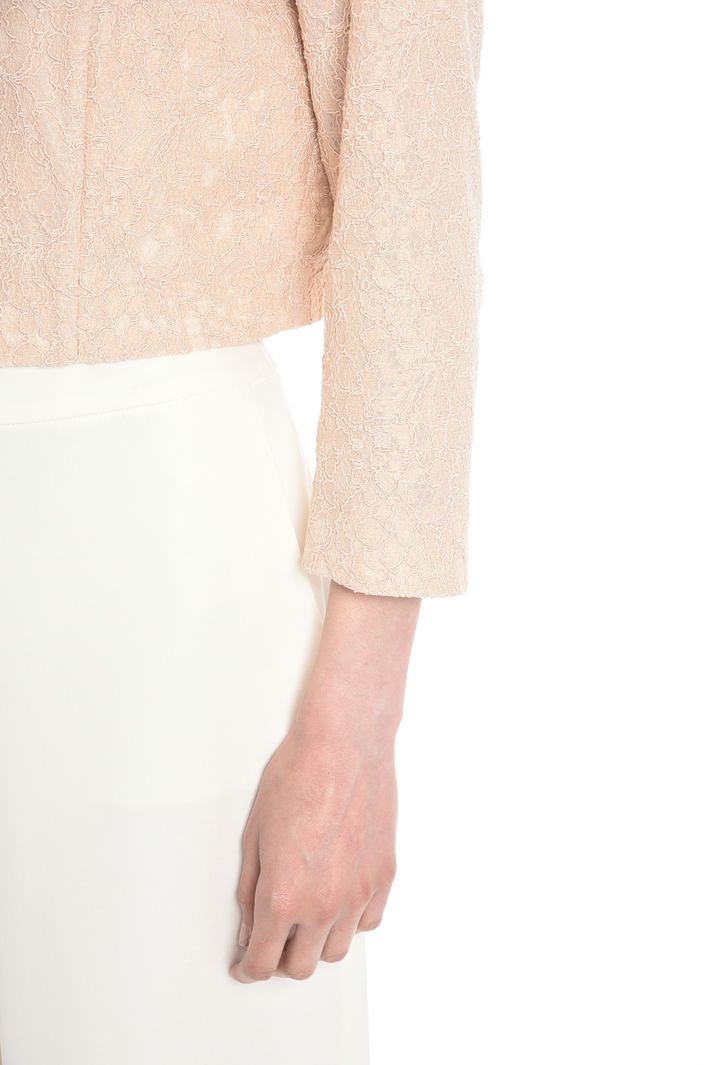 Giacca boxy in pizzo Diffusione Tessile Giacca boxy in pizzo Diffusione Tessile