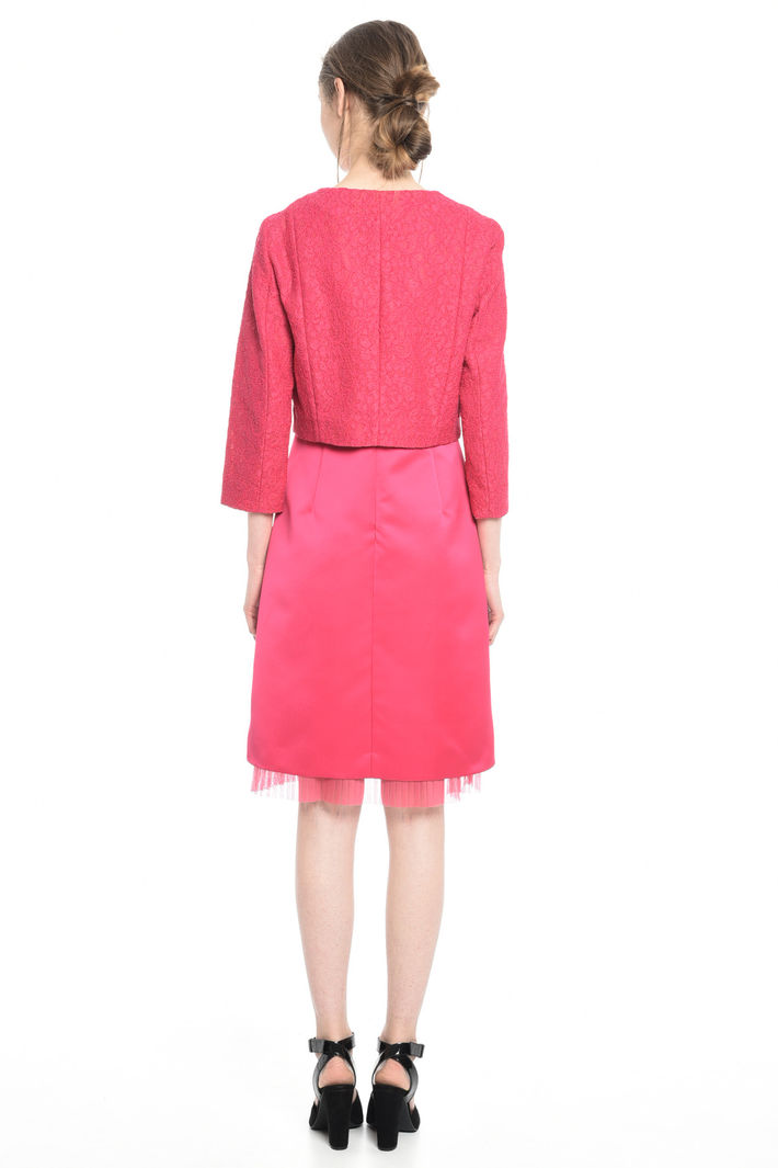 Giacca boxy in pizzo Diffusione Tessile Giacca boxy in pizzo Diffusione Tessile