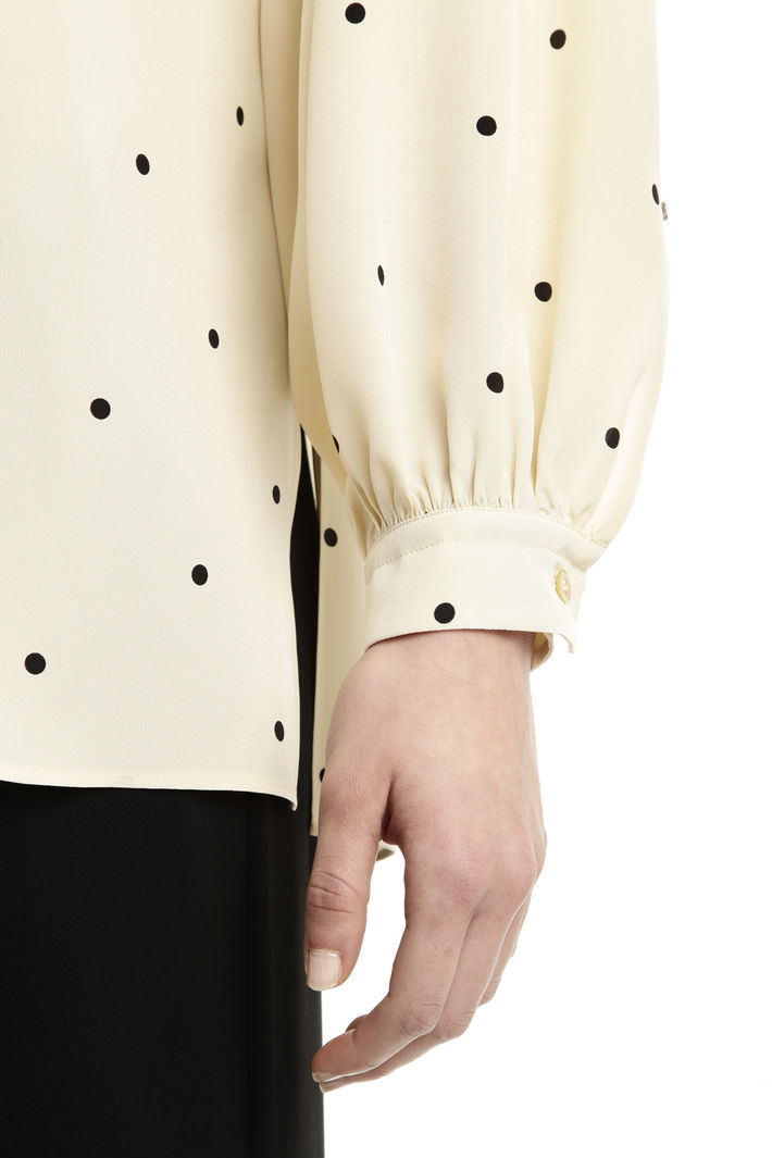 Casacca a pois in seta Diffusione Tessile Casacca a pois in seta Diffusione Tessile
