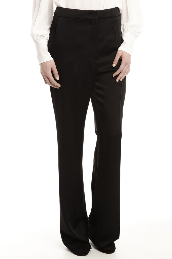 Pantaloni in enver satin Diffusione Tessile Pantaloni in enver satin Diffusione Tessile