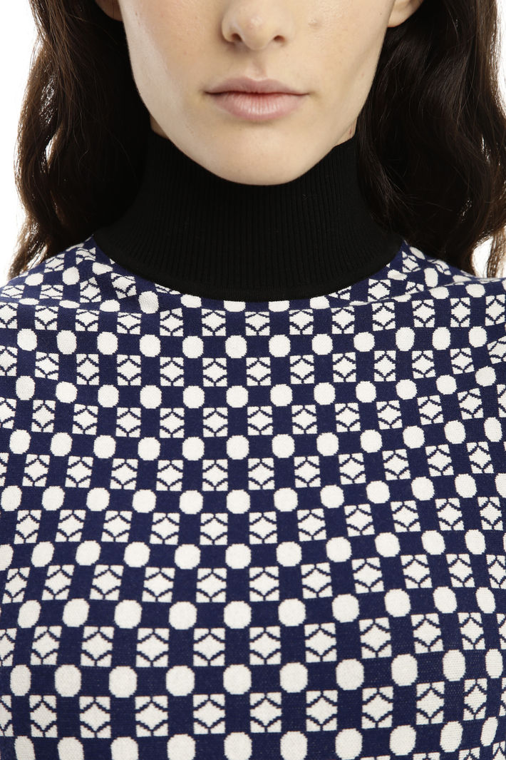 Maglia jacquard senza maniche Diffusione Tessile Maglia jacquard senza maniche Diffusione Tessile