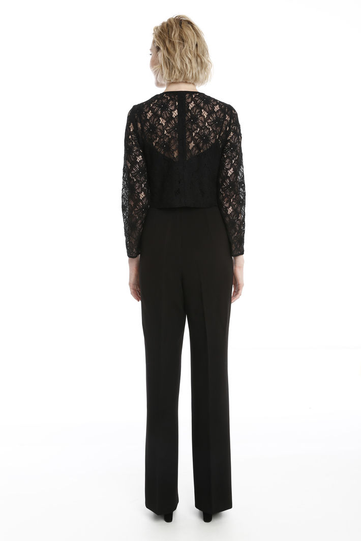 Giacca boxy in pizzo Diffusione Tessile Giacca boxy in pizzo Diffusione Tessile