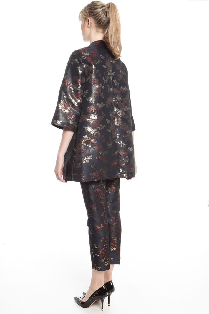 Spolverino in jacquard lurex Fashion Market Spolverino in jacquard lurex Fashion Market
