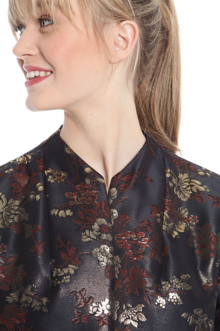 Spolverino in jacquard lurex Fashion Market Spolverino in jacquard lurex Fashion Market