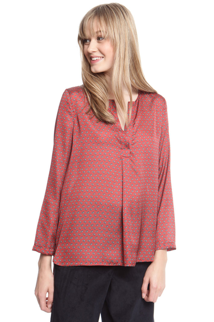 Blusa in crepe stampata Fashion Market Blusa in crepe stampata Fashion Market