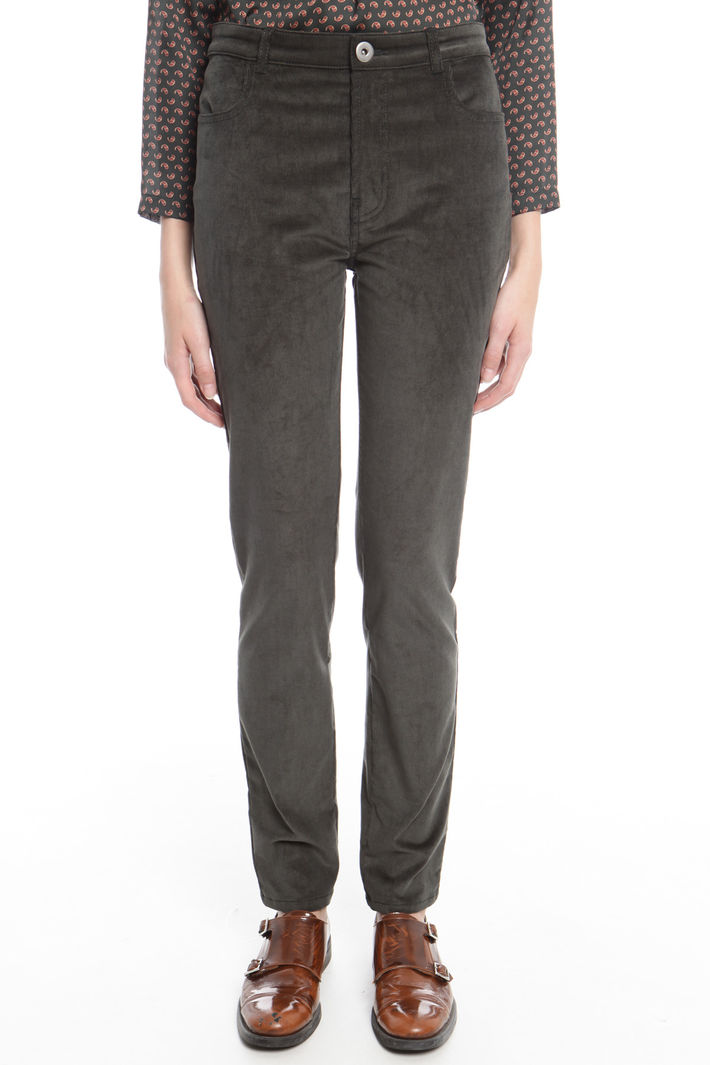Pantalone in velluto stretch Fashion Market Pantalone in velluto stretch Fashion Market