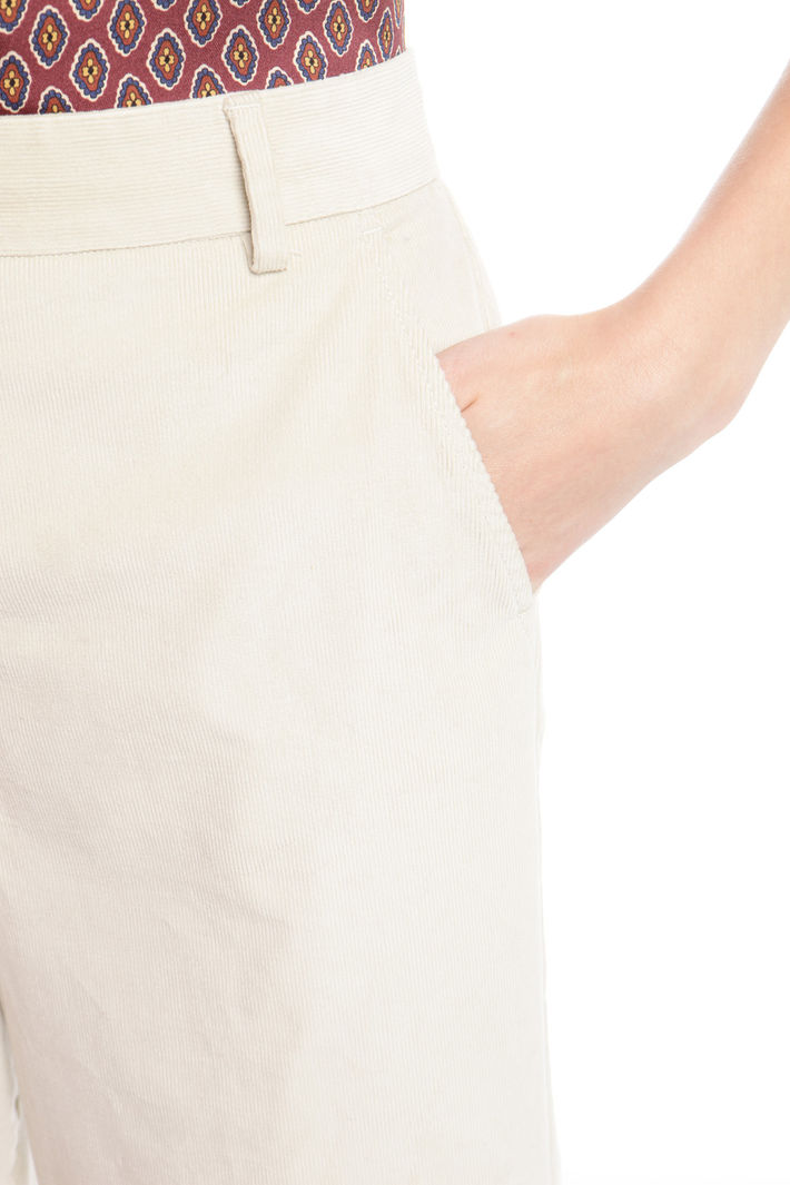 Pantalone dritto in velluto Fashion Market Pantalone dritto in velluto Fashion Market