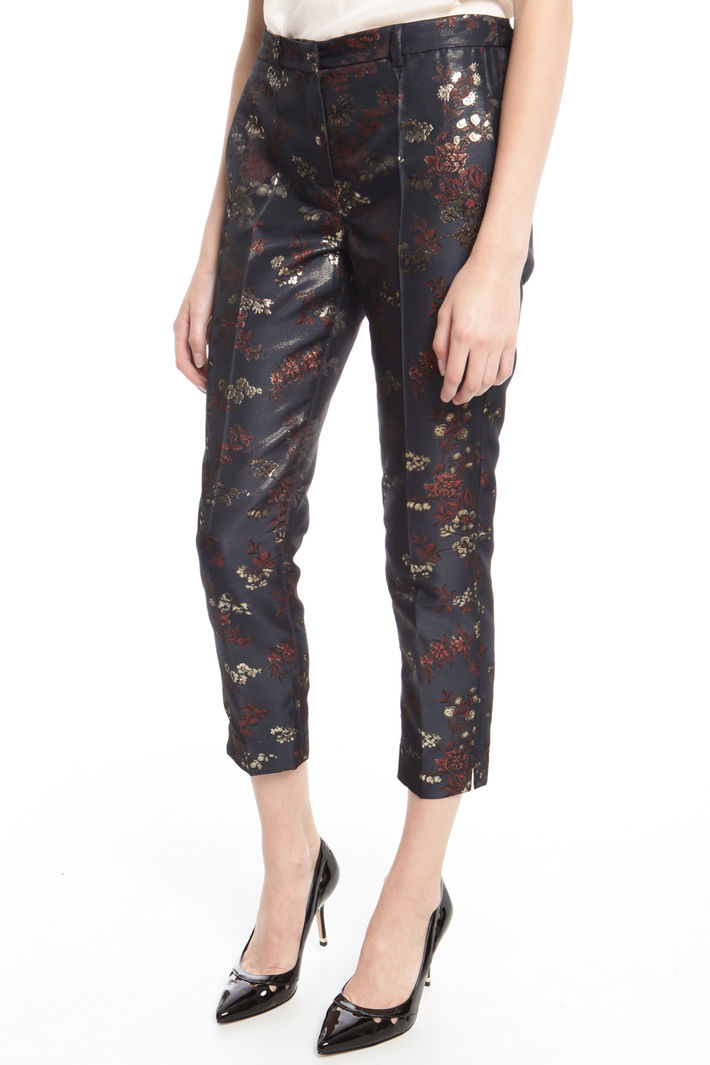 Pantalone in jacquard lurex Fashion Market Pantalone in jacquard lurex Fashion Market
