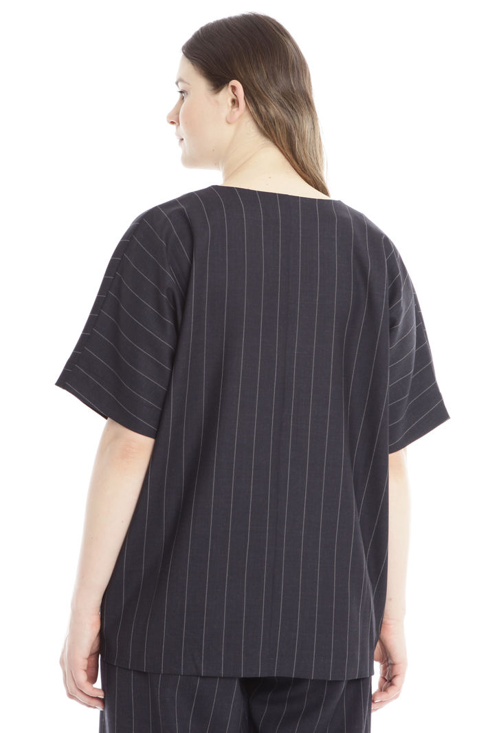 Blusa in flanella tinto filo Diffusione Tessile Blusa in flanella tinto filo Diffusione Tessile