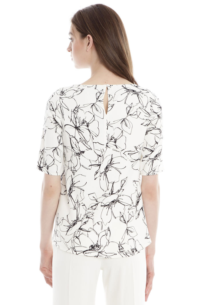 Blusa stampata in crepe Diffusione Tessile Blusa stampata in crepe Diffusione Tessile
