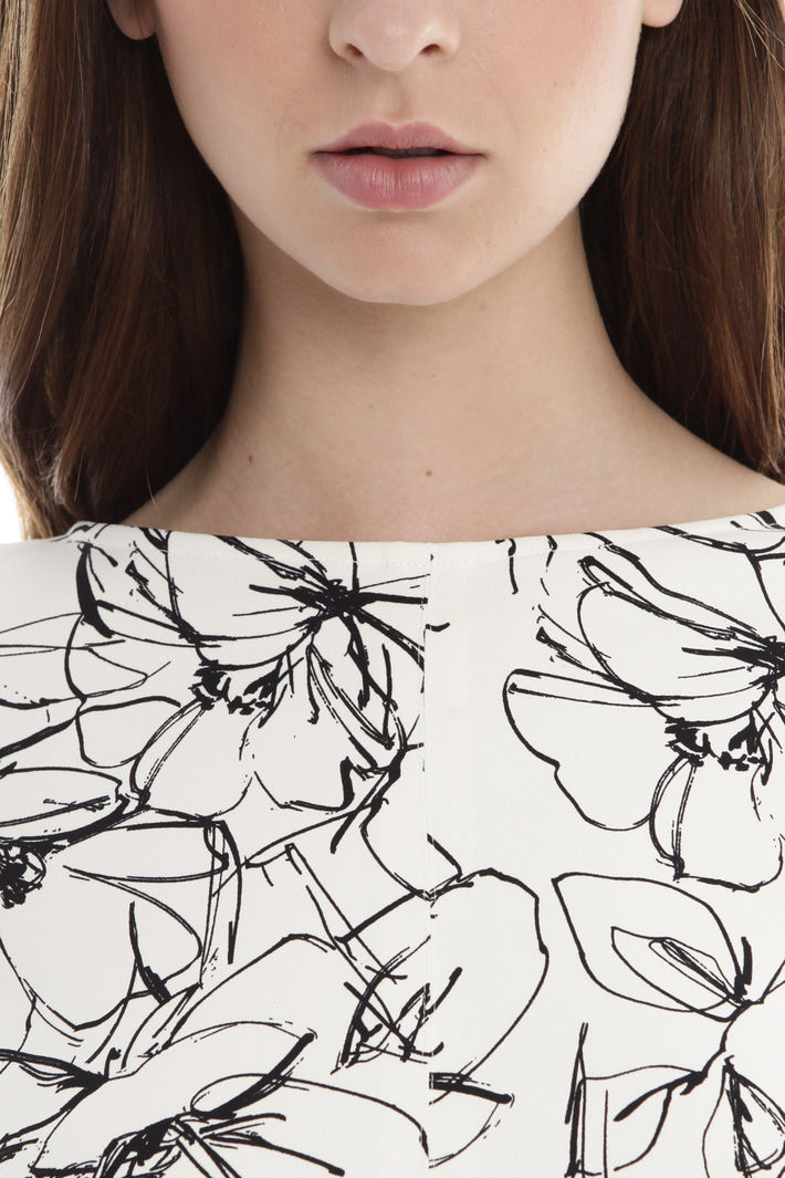 Blusa stampata in crepe Diffusione Tessile Blusa stampata in crepe Diffusione Tessile
