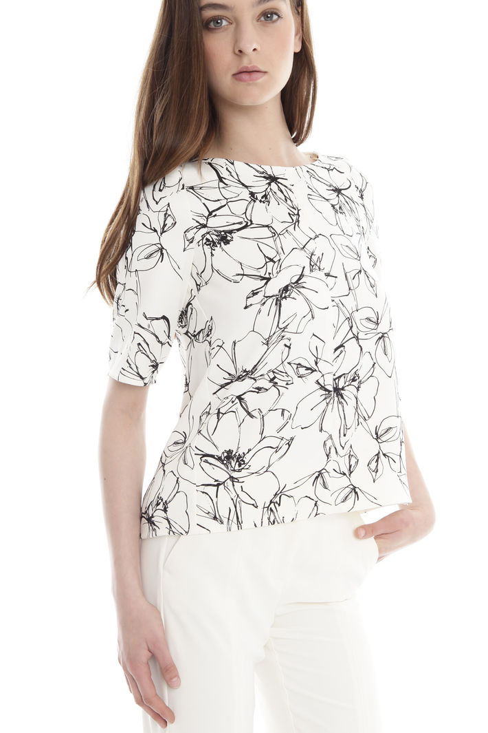 Blusa stampata in crepe Diffusione Tessile Blusa stampata in crepe Diffusione Tessile