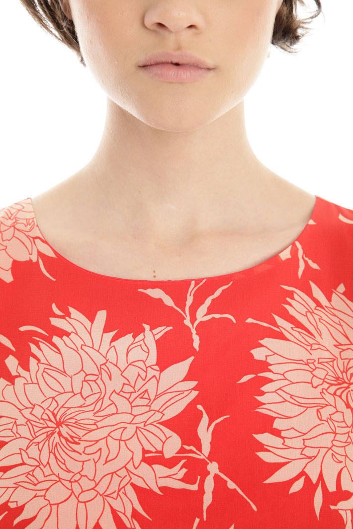 Abito in georgette con balze Diffusione Tessile Abito in georgette con balze Diffusione Tessile