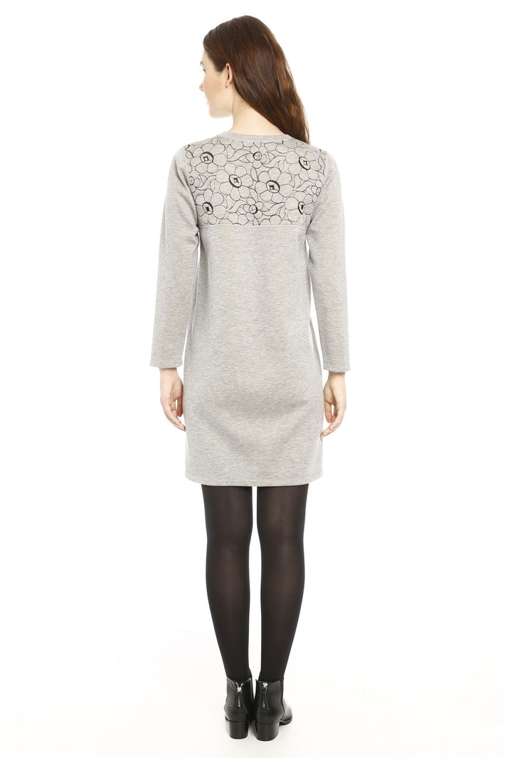 Abito in jersey con ricamo Diffusione Tessile Abito in jersey con ricamo Diffusione Tessile