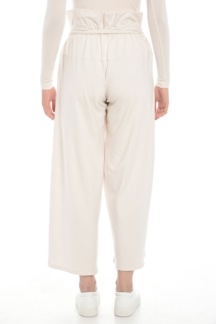 Pantalone cropped in jersey Diffusione Tessile Pantalone cropped in jersey Diffusione Tessile