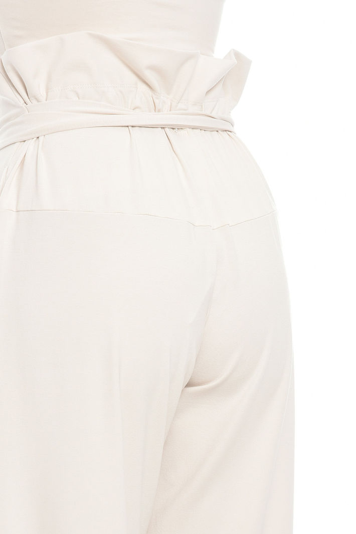 Pantalone cropped in jersey Diffusione Tessile Pantalone cropped in jersey Diffusione Tessile