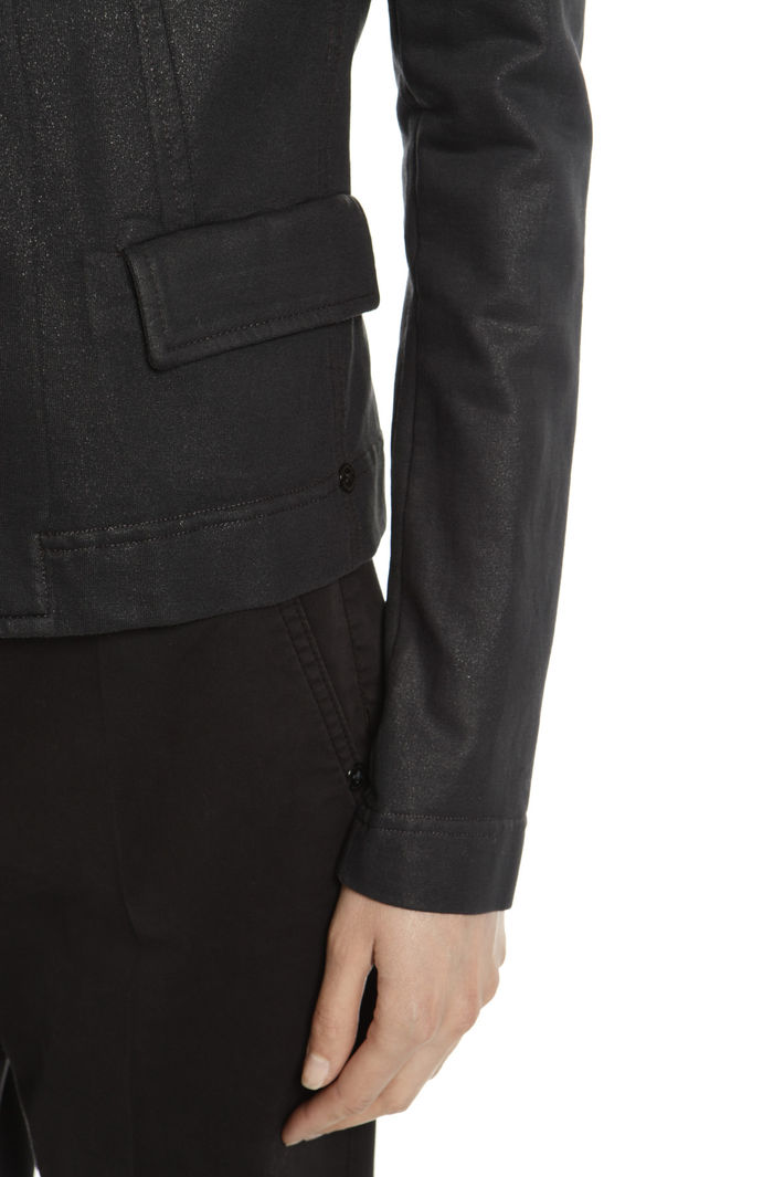 Blazer in jersey spalmato Diffusione Tessile Blazer in jersey spalmato Diffusione Tessile