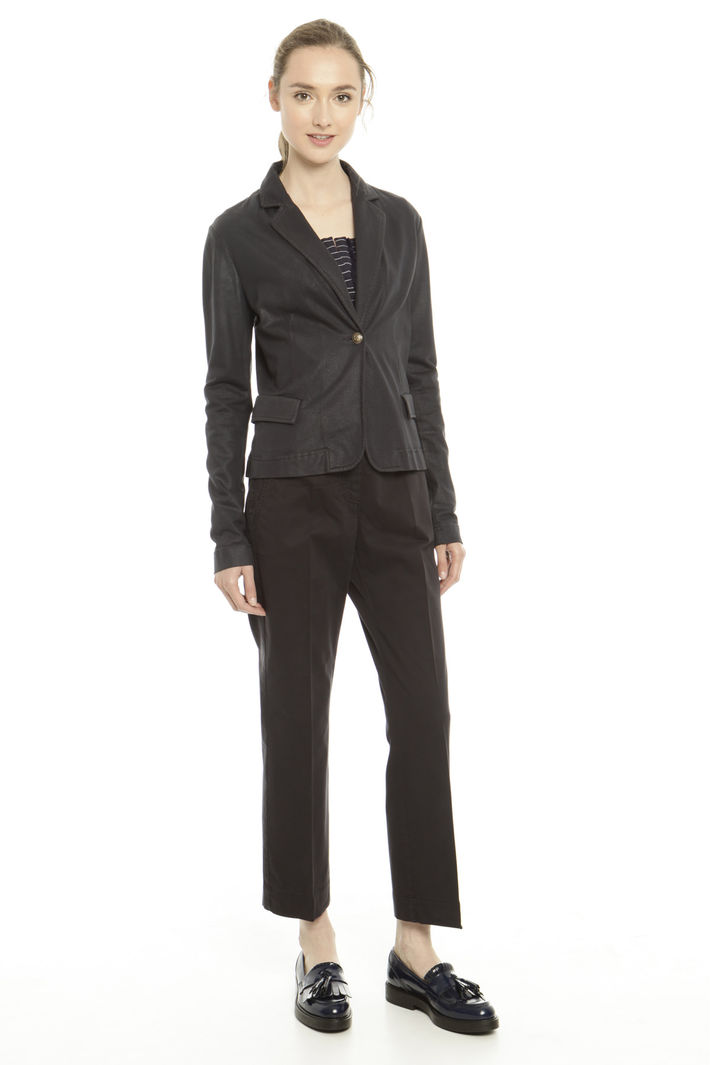 Blazer in jersey spalmato Diffusione Tessile Blazer in jersey spalmato Diffusione Tessile