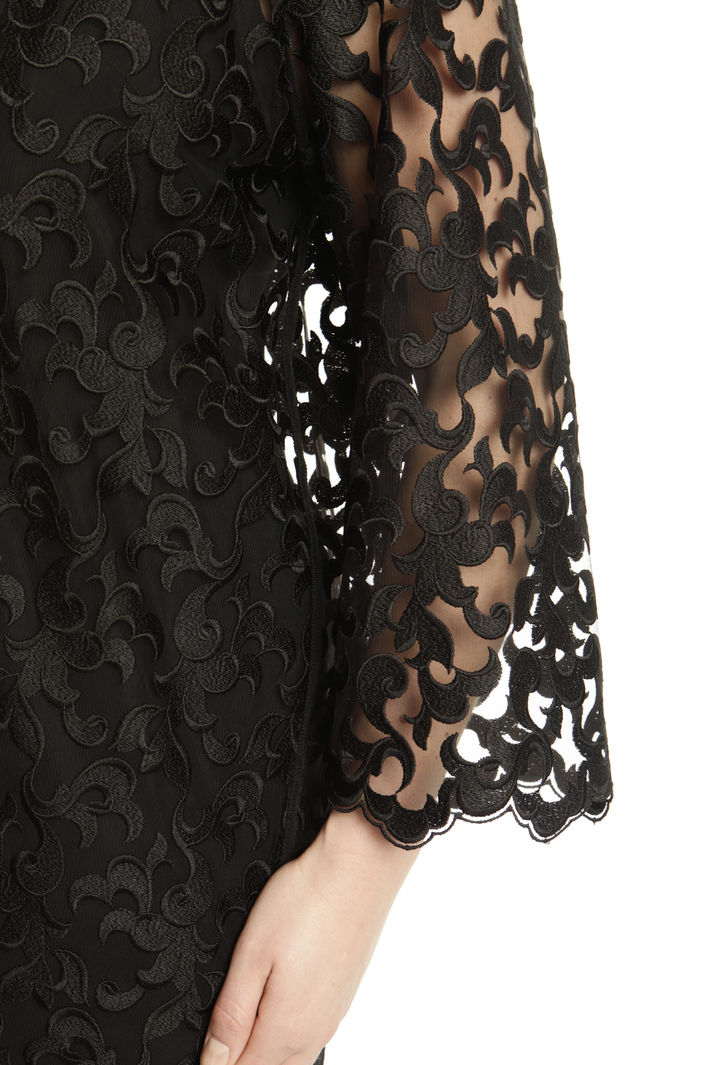 Casacca in tulle macramè Diffusione Tessile Casacca in tulle macramè Diffusione Tessile