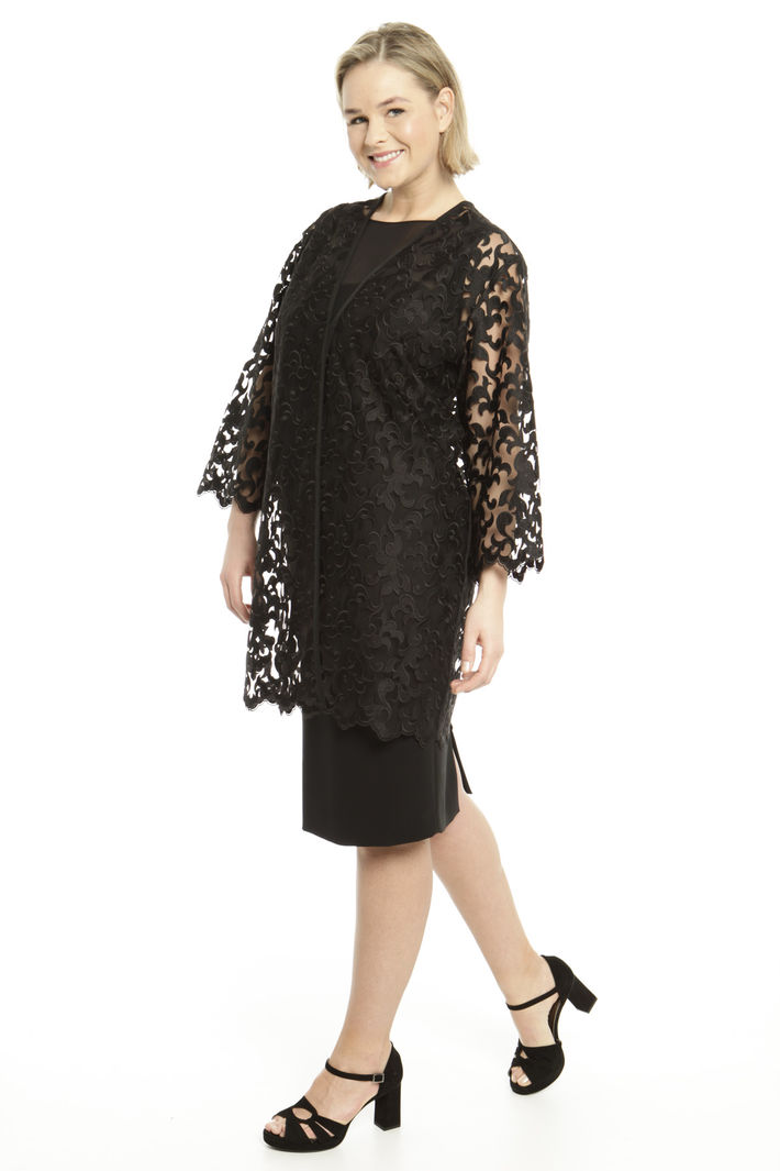 Casacca in tulle macramè Diffusione Tessile Casacca in tulle macramè Diffusione Tessile
