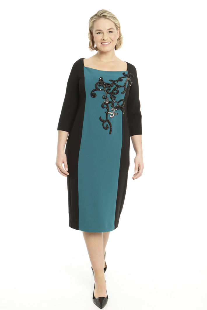Abito con maxi strass Diffusione Tessile Abito con maxi strass Diffusione Tessile