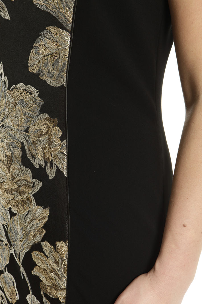 Abito con inserto jacquard Diffusione Tessile Abito con inserto jacquard Diffusione Tessile