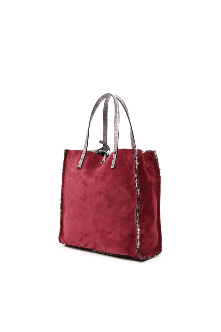 Borsa in pelle scamosciata Fashion Market Borsa in pelle scamosciata Fashion Market