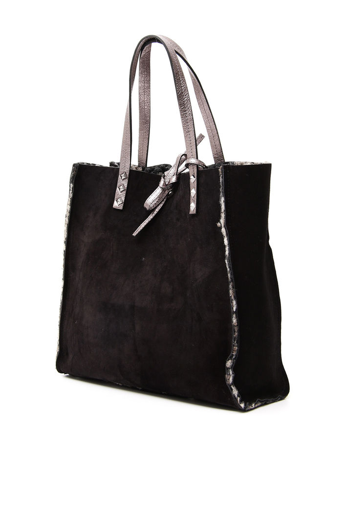 Borsa in pelle scamosciata Fashion Market Borsa in pelle scamosciata Fashion Market