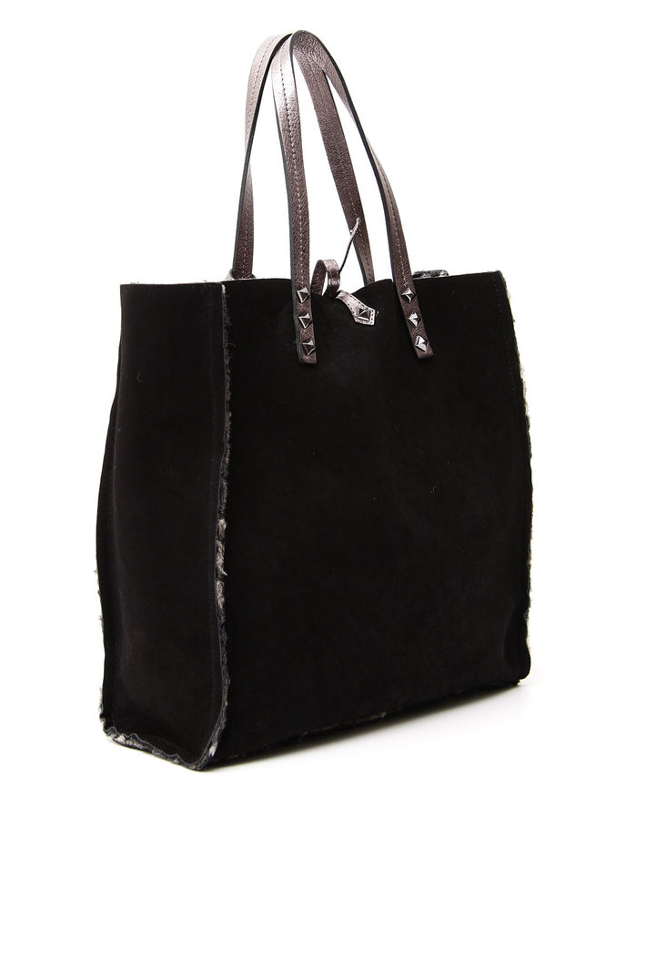 Borsa in pelle scamosciata Fashion Market Borsa in pelle scamosciata Fashion Market