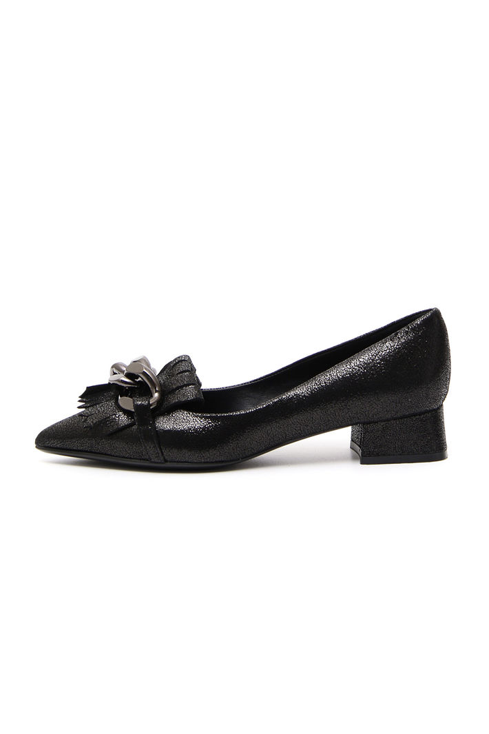Ballerina in pelle con frangia Fashion Market Ballerina in pelle con frangia Fashion Market