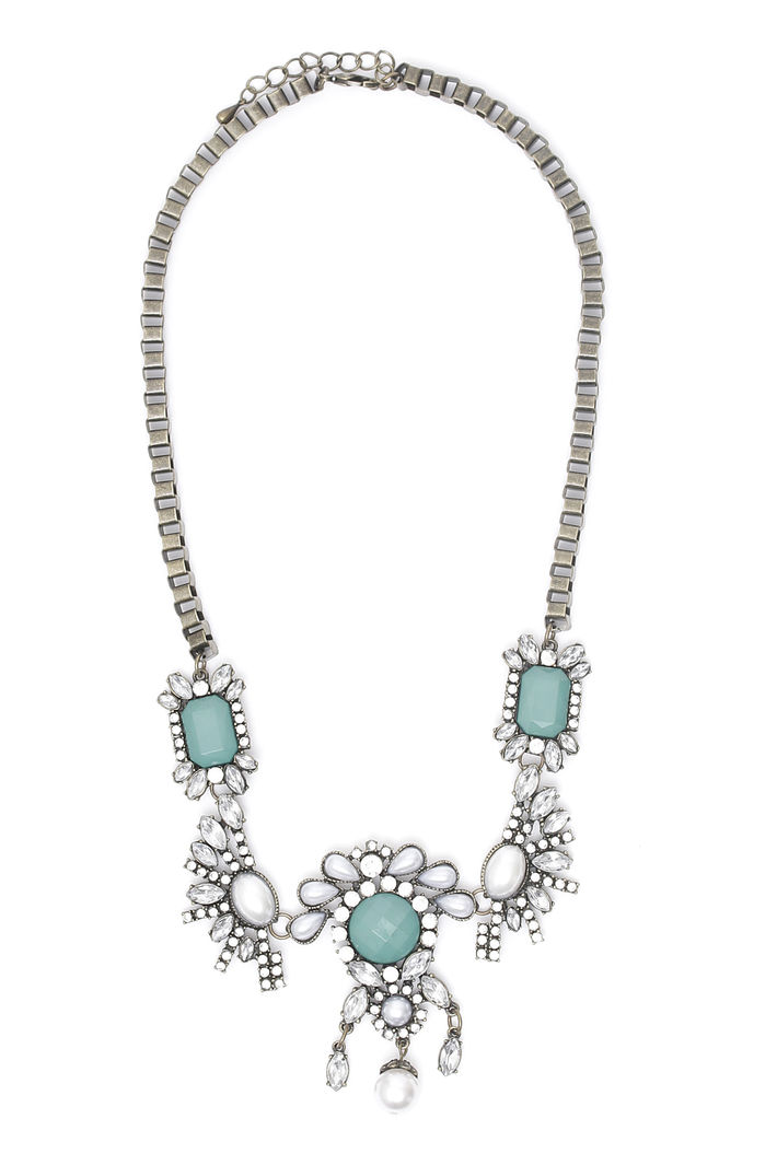 Collana girocollo con strass Fashion Market Collana girocollo con strass Fashion Market