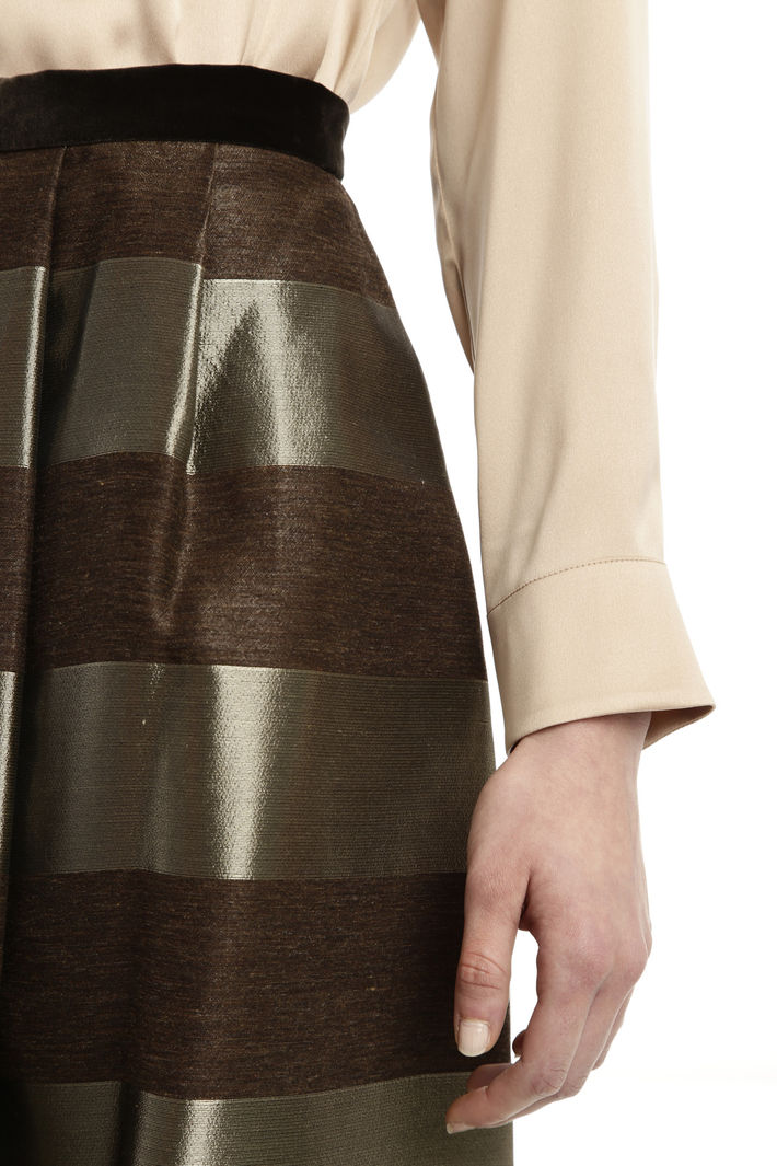 Gonna ampia in viscosa e lurex Diffusione Tessile Gonna ampia in viscosa e lurex Diffusione Tessile